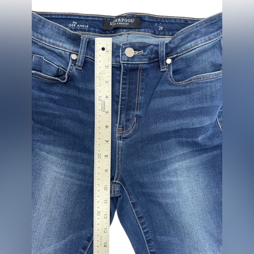 Liverpool Los Angeles Dark Blue Women's Ankle Jeans - Picture 2 of 6